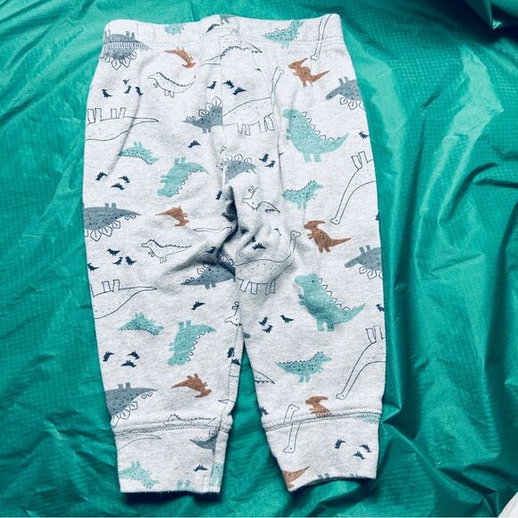 Dinosaur & Woodland Animals sweatpants size 12m two pairs - Picture 3 of 5